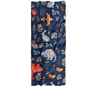 Scarf for Women Lightweight Spring Fall Winter Scarves Shawl Wraps Animals Bear Fox Owl Rabbit Squirrel