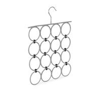 Scarf holder Tie and Belt Hanger Lightweight 16 Rings Scarf Organizer Non-Slip