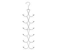 Scarf Organizer Hook, 360 Degree Rotating Storage Rack System, Hijab Shawl Holder Unit, Multi Layer Closet Accessory Rack, for Wardrobe Bedroom Living Room Dorm Apartment Belt Tie Purse Use