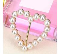 Scarf Ring Clip - 4pcs Alloy Metal T-Shirt Tie Clips, Clothes Corner Knotted Buckle With Pearl & Rhinestone Design Fashionable Clothing Ring Wrap Holder Accessory For Women Shirts, Scarves & Dresses
