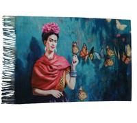 Scarf viscose double print Frida Kahlo Khalo gift women art fashion stole scarf