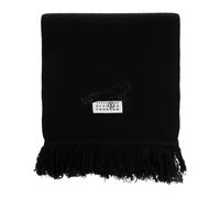 Scarf with logo - male - MM6 Maison Margiela - Winter Scarves - Black - ONE SIZE - Accessories ONE SIZE