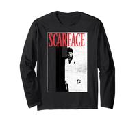 Scarface Distressed Movie Poster Photo Long Sleeve T-Shirt