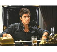 Scarface Hi A4 Unframed Old Classic Vintage Crime Drama Film Cinema Movie Star Poster Famous Al Pacino Picture Bedroom Artwork Print Photo Wall Decoration Reprint