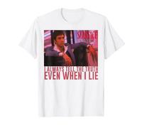 Scarface I Always Tell The Truth Even When I Lie T-Shirt, Men, White, 4X-Large