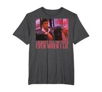 Scarface I Always Tell The Truth Even When I Lie T-Shirt, Men's Big and Tall, Dark Heather Grey, 3X Tall