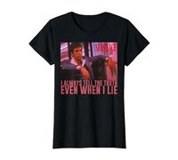 Scarface I Always Tell The Truth Even When I Lie T-Shirt, Women, Black, 3X-Large