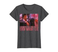 Scarface I Always Tell The Truth Even When I Lie T-Shirt, Women, Dark Heather Grey, 3X-Large