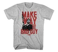 Scarface - Mens The Bad Guy T-Shirt, Medium, Gray Heather