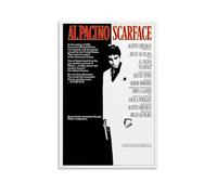Scarface Movie (Al Pacino, Black And White) Decorative Painting Canvas Wall Art 08x12inch(20x30cm) - Modern Family Bedroom Decor