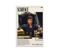 Scarface Movie Posters Poster Decorative Painting Canvas Wall Posters And Art Picture Print Modern Family Bedroom Decor Posters 08x12inch(20x30cm)