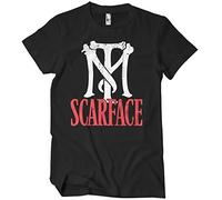 Scarface Officially Licensed TM Logo Mens T-Shirt (Black), Large