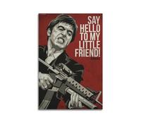 Scarface Poster Canvas Posters Wall Art Print Aesthetic Living Room Decor Painting Poster for Home Office Decorations 12x18inch(30x45cm)
