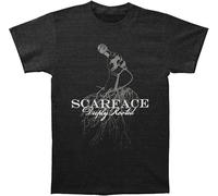 Scarface (Rapper) Men's Deeply Rooted T-Shirt Black 100% Cotton Men T - Shirts(X-Large)
