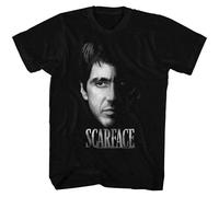 Scarface Red Eye T Shirt Mafia Al Pacino Montana Movie Black Black L