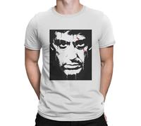 Scarface T-Shirt Men Scarface Vintage Pure Cotton Tee Shirt White XL