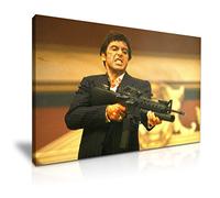 Scarface Tony Montana Icon Canvas Wall Art Picture Print 76 cm x 50 cm