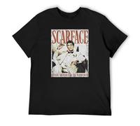 Scarface World is Yours T Shirt Mafia Al Pacino Montana Movie Black M