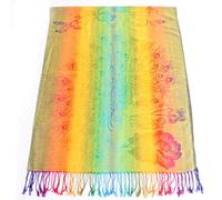 Scarfs For Teenage Girls Retro Tassel Scarf Wrap Shawl Travel Knit Shawl Women Multicolor One Size
