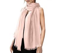Scarfs For Women Winter Silk Scarf Knitted Smooth Soft Spinning Tassel Stole Suitable Daily Life Travelling