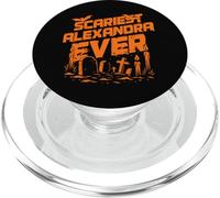 Scariest Alexandra Ever Halloween Apparel with Graveyard PopSockets PopGrip for MagSafe