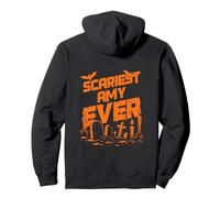 Scariest Amy Ever Halloween Apparel with Graveyard Theme Pullover Hoodie