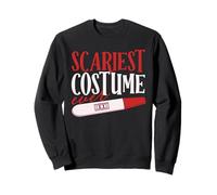 Scariest Costume Ever Funny Halloween Pregnancy Test Baby Sweatshirt