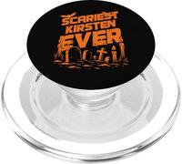 Scariest Kirsten Ever Halloween Apparel with Graveyard PopSockets PopGrip for MagSafe
