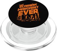 Scariest Margaret Ever Halloween Apparel with Graveyard PopSockets PopGrip for MagSafe