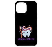 Scarily Good Dental Habits Dentistry Dental Halloween Case for iPhone 13 Pro Max