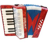 Red CHILD'S ACCORDION. 17 Key Kids' Accordian, Easy & Fun From Hobgoblin