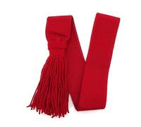 Scarlet Army Shoulder Sash - Red Acrylic Wool Guard with Tassel, Perfect for Military and Cadet Dress & Ceremonial Uniforms (Red, 36" Inches)