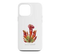 Scarlet Belle Plant illustration Sarracenia 'Scarlet Belle' Case for iPhone 13 Pro Max