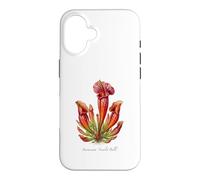 Scarlet Belle Plant illustration Sarracenia 'Scarlet Belle' Case for iPhone 16