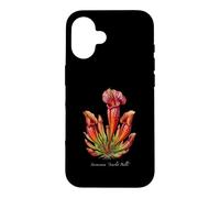Scarlet Belle Plant illustration Sarracenia 'Scarlet Belle' Case for iPhone 16