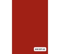 Scarlet Café Journal: A Minimalist College-Ruled Red Notebook with Date Entry Lines, Page Numbering, and Table of Contents for School, Work, and Everyday Writing