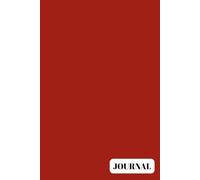 Scarlet Café Journal: A Minimalist College-Ruled Red Notebook with Date Entry Lines, Page Numbering, and Table of Contents for School, Work, and Everyday Writing