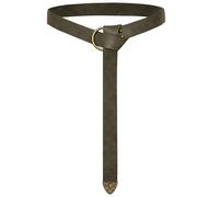 SCARLET DARKNESS Medieval Leather Belt Renaissance Accessory Pirate Viking Belt, Olive Green, One size