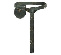 Scarlet Darkness Renaissance Belt Pouch Medieval Belts Pirate Viking Belt Renaissance Accessories, Green, 65 inch