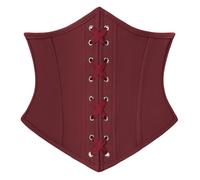 SCARLET DARKNESS Women Corset Belt, Lace-up Belts, Medieval Corset Belts | Steampunk Belt, Wide Belts, Plastic fishbone Corset Belts for Women