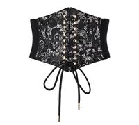SCARLET DARKNESS Women Wide Belt Medival Belt Elastic Waist Pirate Corset | Renaissance Steampunk Corset