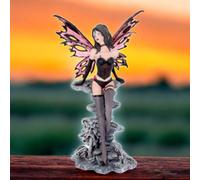 Scarlet Gothic Fairy Figurine Nemesis Now Decor, Dark Fantasy Collectable Statue