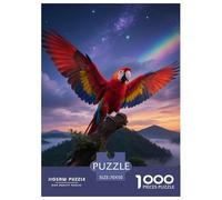Scarlet Macaw 1000pc Jigsaw Puzzle Family Fun Game Ages 8+ Hand-Eye Coordination Bird Idea 70x50cm/1000pcs