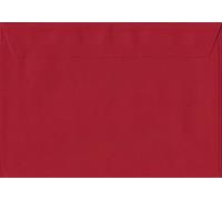 Scarlet Red C5 162mm x 229mm Self Seal A5 Size Colour Envelopes 100gsm (Pack of 100)