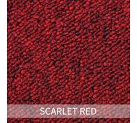 Monster Shop 20 x Carpet Tiles Scarlet Red Square Metres Commercial Hard Wearing Heavy Duty Domestic Premium Office Home Flooring 50cm x 50cm 5m2