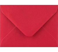 Scarlet Red Greeting Card Envelopes to Fit A5 Greetings Card or A4 Card Fold in Half for Invitation Wedding Birthday Party Crafts 152x216mm - 50 Envelopes (Scarlet Red)