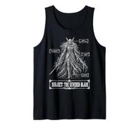 Scarlet Valkyrie Anatomy Chart Dark Fantasy Blade Gaming Tank Top