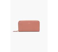 Scarlett Leather Zip Around Purse Serla Pink One Size