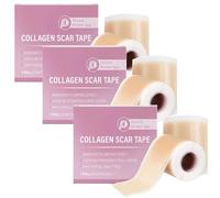 Scarlette Collagen Tape, Collagen Scar Tape for Wrinkles, Silicone Scar Sheets for Face, Improve The Appearance of Scars, Stretch Marks, and Fine Lines, for All Skin Types(3pcs)