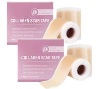 Scarlette Collagen Tape, Collagen Scar Tape for Wrinkles, Silicone Scar Sheets for Face, Improve The Appearance of Scars, Stretch Marks, and Fine Lines, for All Skin Types(2pcs)